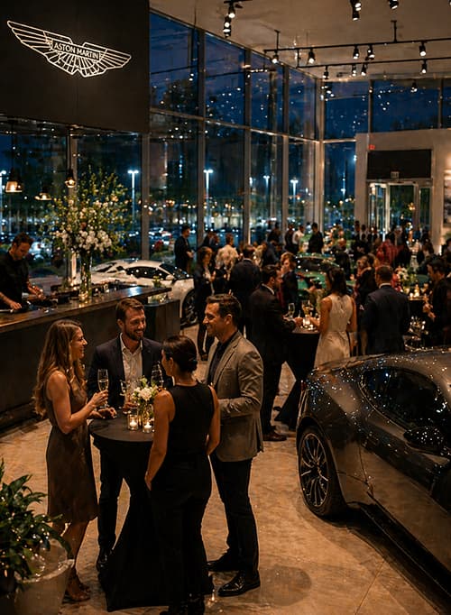 Luxury private celebration event design by Ultra Lux Events